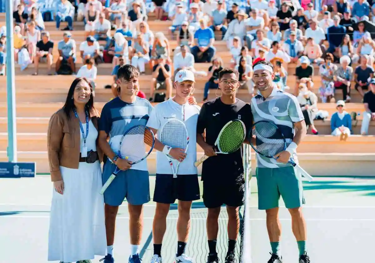 fabio fognini visita de lujo para el challenger de tenerife