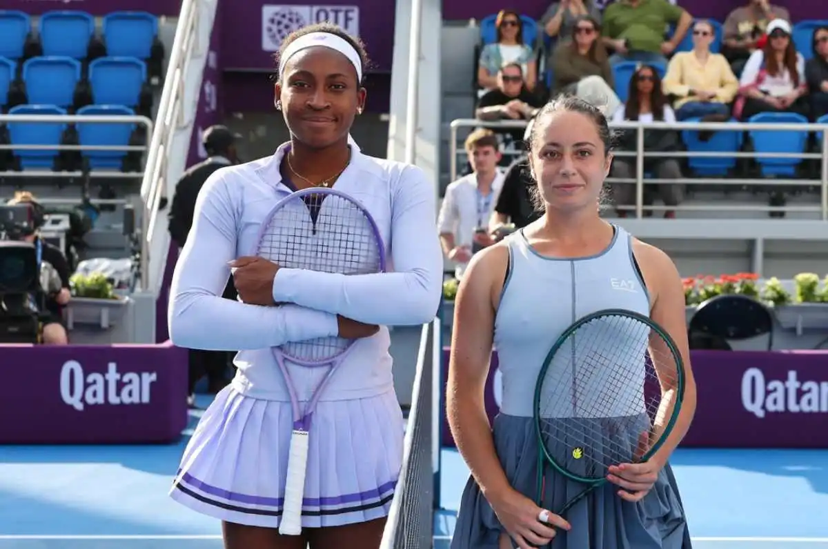gauff cocciaretto wta doha 2026