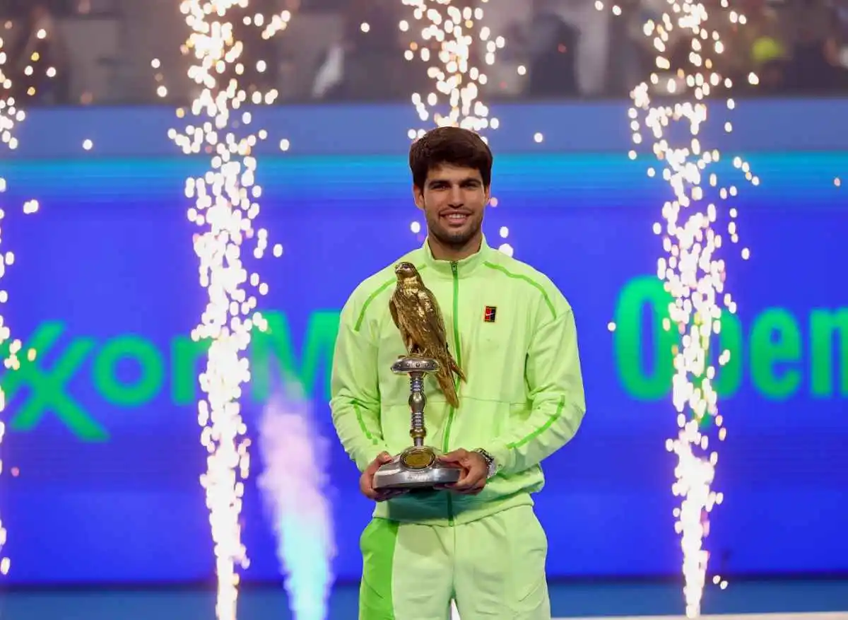 la madurez precoz de alcaraz: campeon en doha y con una filosofia clara de vida
