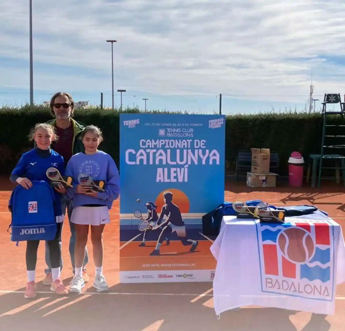 tennis club badalona: gran triunfo organizativo en el campeonato alevin de cataluña