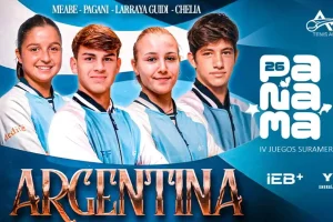 Argentina y su equipo para los Juegos Suramericanos de la Juventud 2026 con dos Top 15