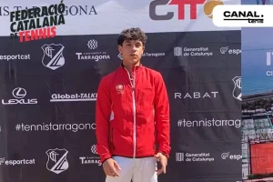 Christian Santos y su wild card en el ITF Tarragona: “Tener esa confianza del club es un orgullo”