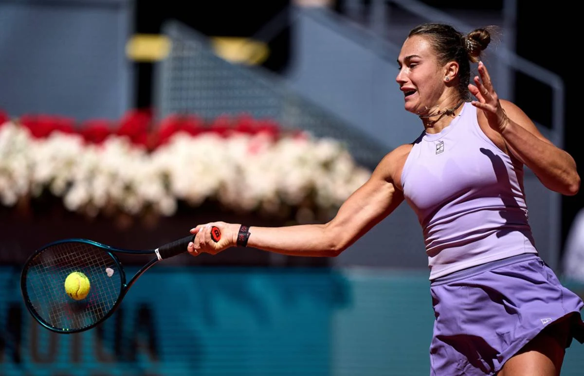 De menos a más: Sabalenka inicia con éxito su defensa del título en Madrid