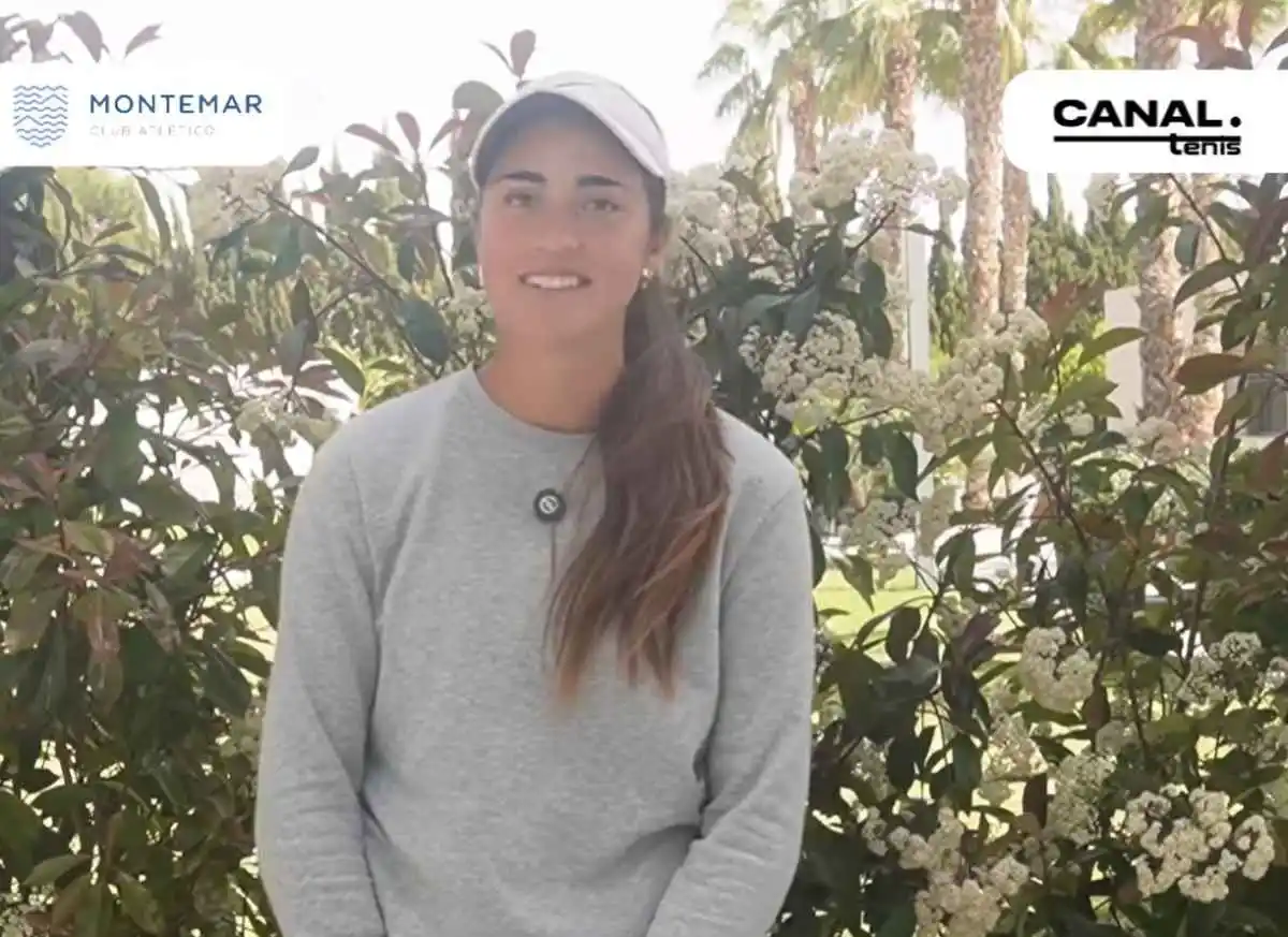 ariadna sevilla jugar este itf junior es fantastico porque estan tus entrenadores amigos y familiares