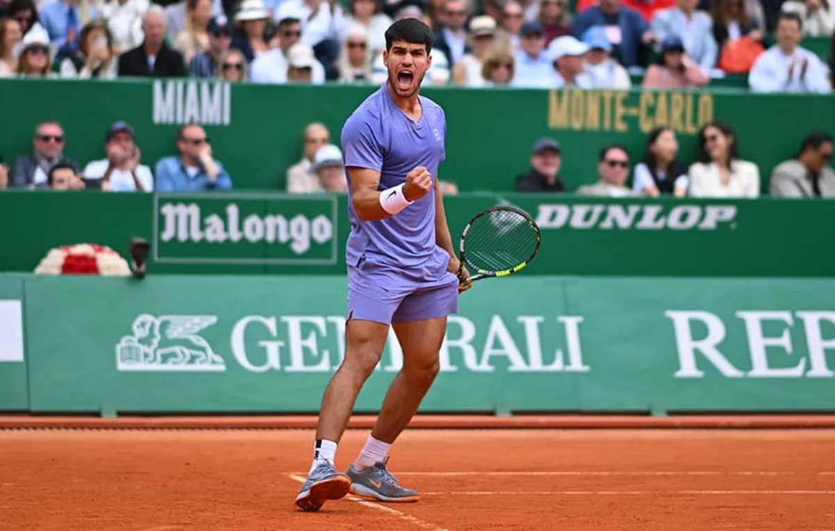 Horario, televisión y dónde ver ATP Montecarlo 2026: Alcaraz - Báez