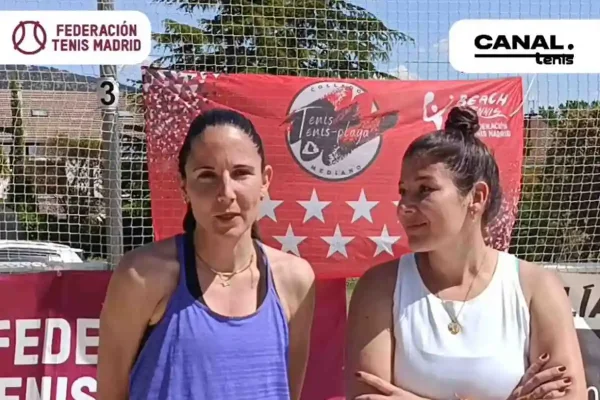 Herranz y Colubi tras ser campeonas de Madrid de tenis playa: “Nos gustaría que este deporte tuviera más visibilidad”
