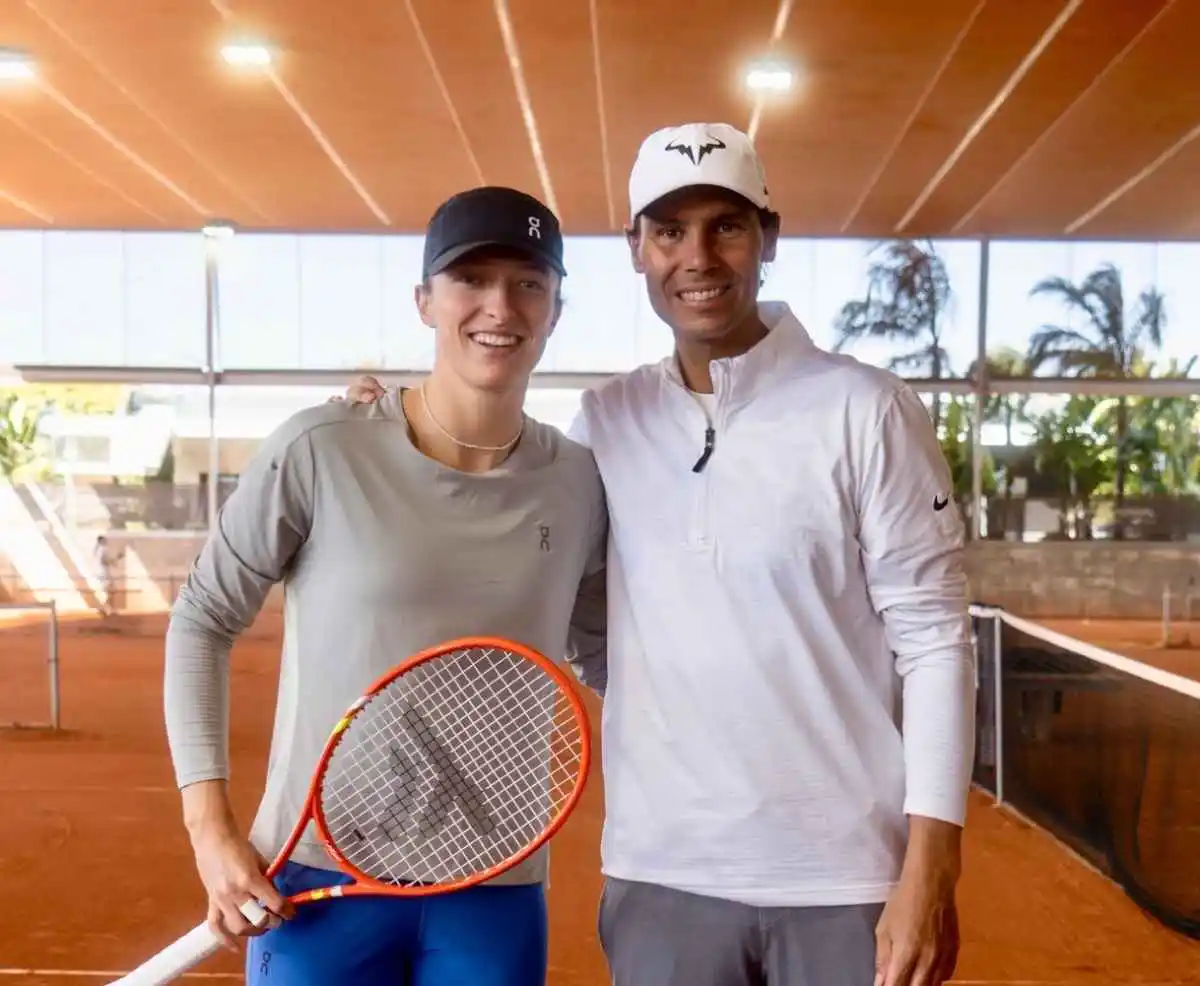 swiatek fue realmente un privilegio tener a nadal en pista
