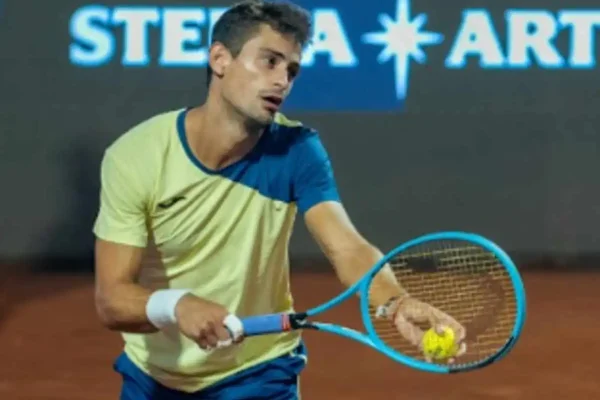 Pese a la caída, Mariano Navone dejó buenas sensaciones en Madrid