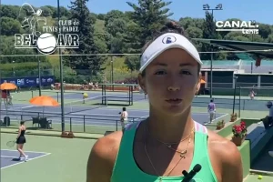 Alba Rey: “Lo más importante es que estoy teniendo mucha continuidad a la hora de jugar torneos”