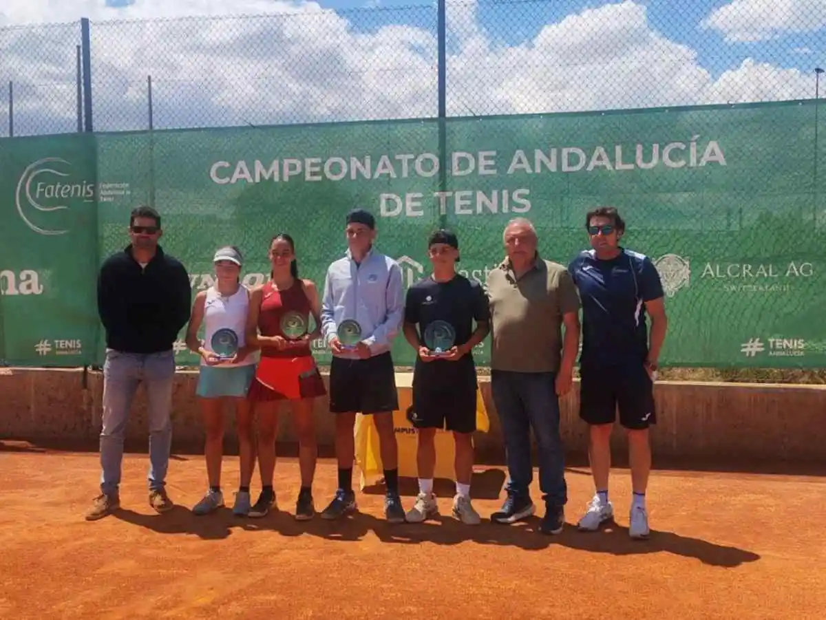 federacion andaluza de tenis: adrian molino e irene basalo reinan en el campeonato cadete