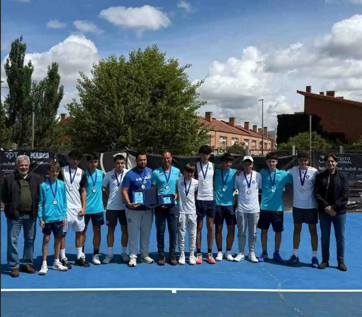 federacion de tenis de castilla y leon: el cdf vegasport arrasa en el bloque I