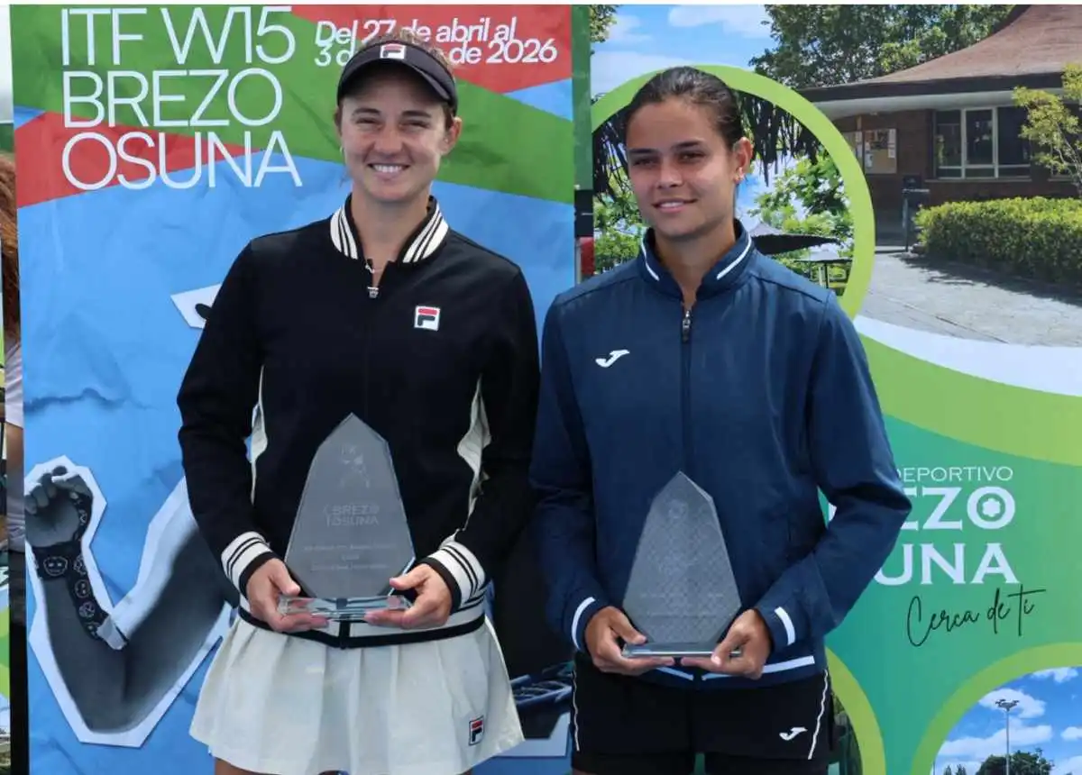 itf brezo osuna: nadia podoroska conquista el titulo tras la retirada de su rival