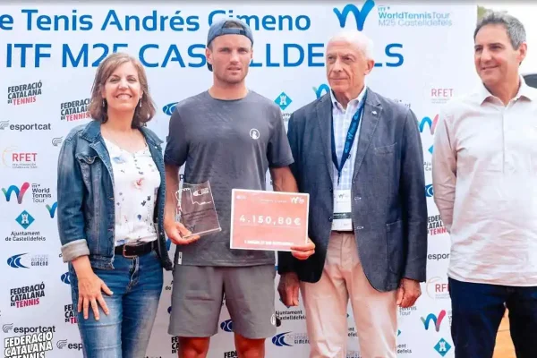 ITF Castelldefels: Max Alcalà inaugura el palmarés de este torneo catalán