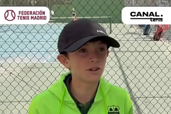 Javier Usallán: “Estoy muy contento por ser campeón de dobles e individual de Madrid”