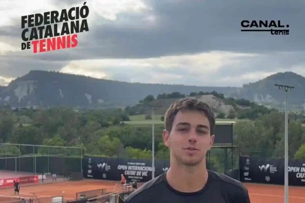 Marc Puigdollers: “Estoy muy agradecido al Club Tennis Vic por esta gran oportunidad de jugar un ITF”