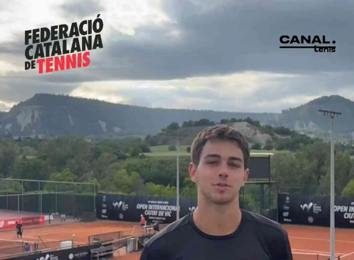 marc puigdollers estoy muy agradecido al club tennis vic por esta gran oportunidad de jugar un itf