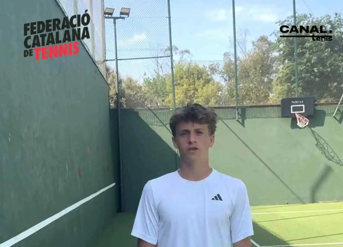 mario muñoz es un orgullo ser parte del club tennis girona desde los 4 años