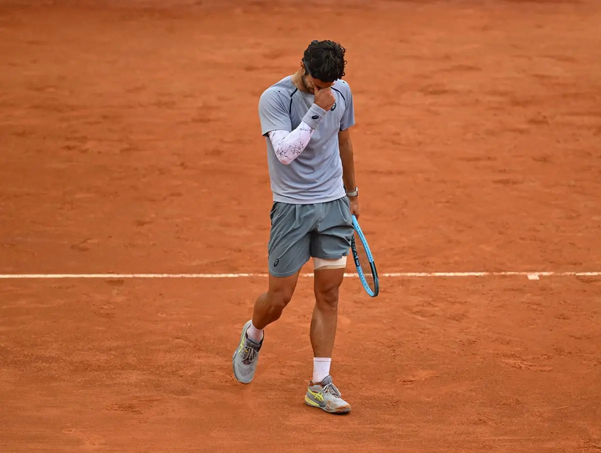 musetti fuera de combate roland garros pierde a uno de sus grandes talentos