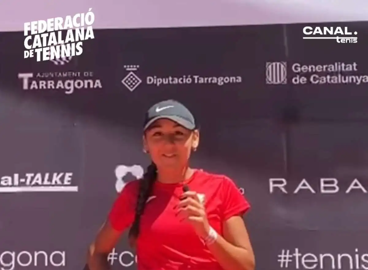 nayara sanjuan llegue hace cuatro años al club tennis tarragona y estoy muy contenta con lo que he crecido