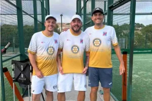 Tennis Club Badalona: Todo preparado para el torneo solidario Rotary de pádel