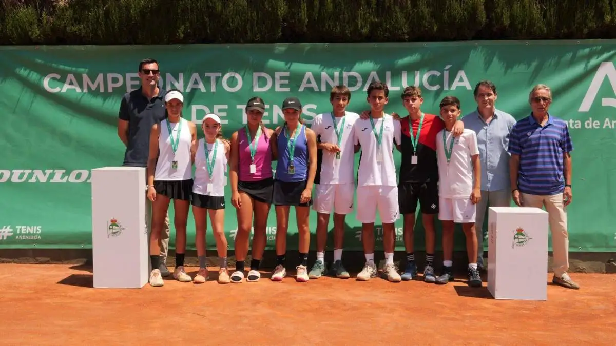 federacion andaluza de tenis: olga garcia y alberto peña terminan el torneo como campeones