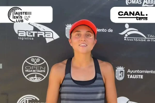 Andrea Palazón: “Tener torneos en Aragón nos ayuda a las tenistas locales a sumar experiencias y crecer sin ir tan lejos”