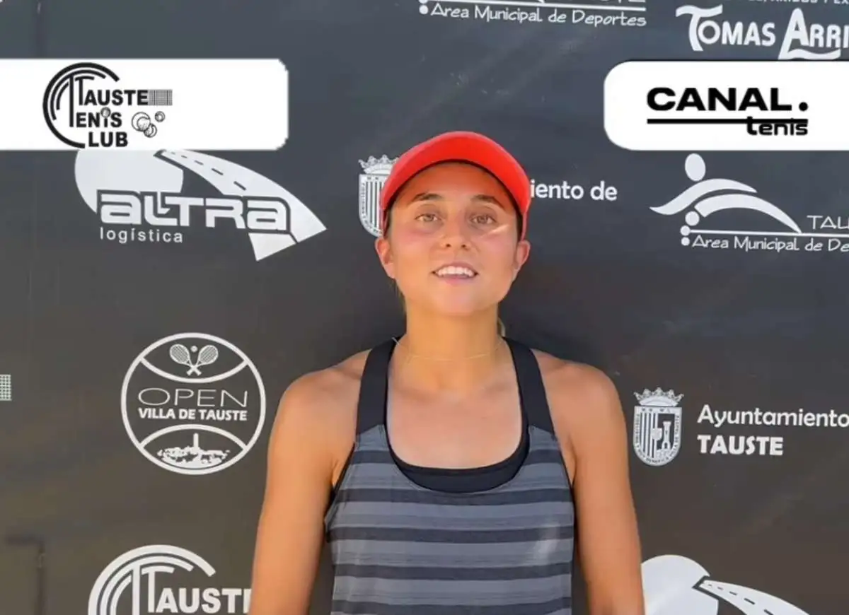 andrea palazon tener torneos en aragon nos ayuda a las tenistas locales a sumar experiencias y crecer sin ir tan lejos