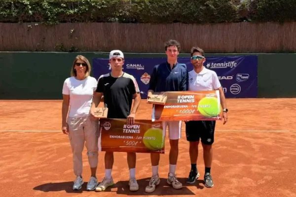 Open de Tenis Egara: La segunda edición del torneo tiene nuevos campeones