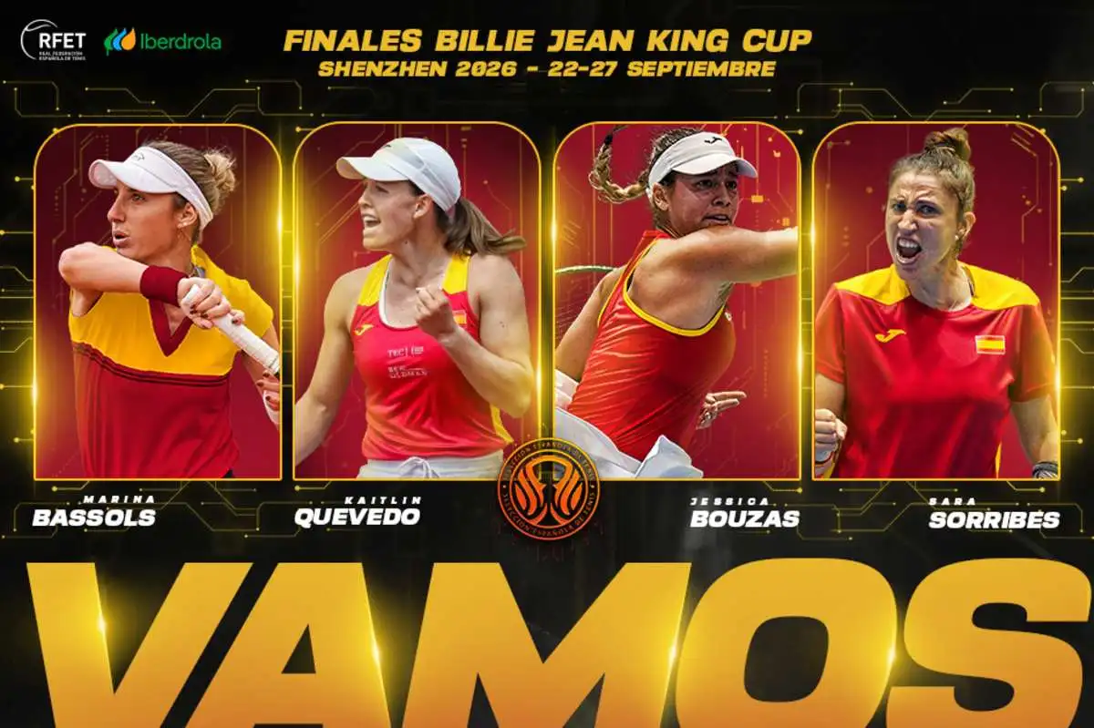 España confirma su equipo para las finales de la Billie Jean King Cup 2026