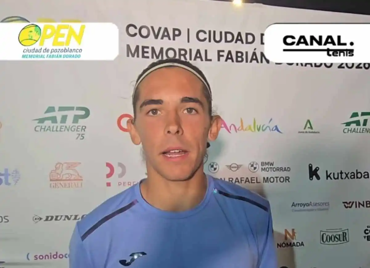 adam martin espinar me alegra mucho que hayan confiado en mi para disputar este challenger de pozoblanco