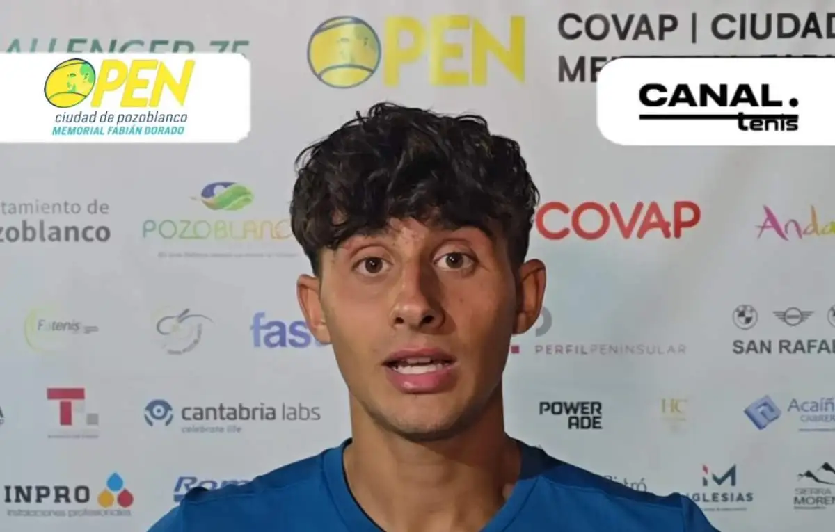 alejandro lopez escribano al alejandro que empezo de pequeño en el tenis le diria que siga haciendo lo mismo porque va por el buen camino