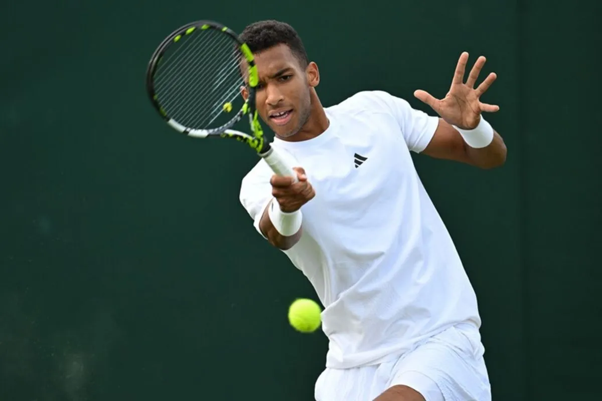 el ya sabe lo que pienso auger aliassime tenso intercambio davidovich wimbledon