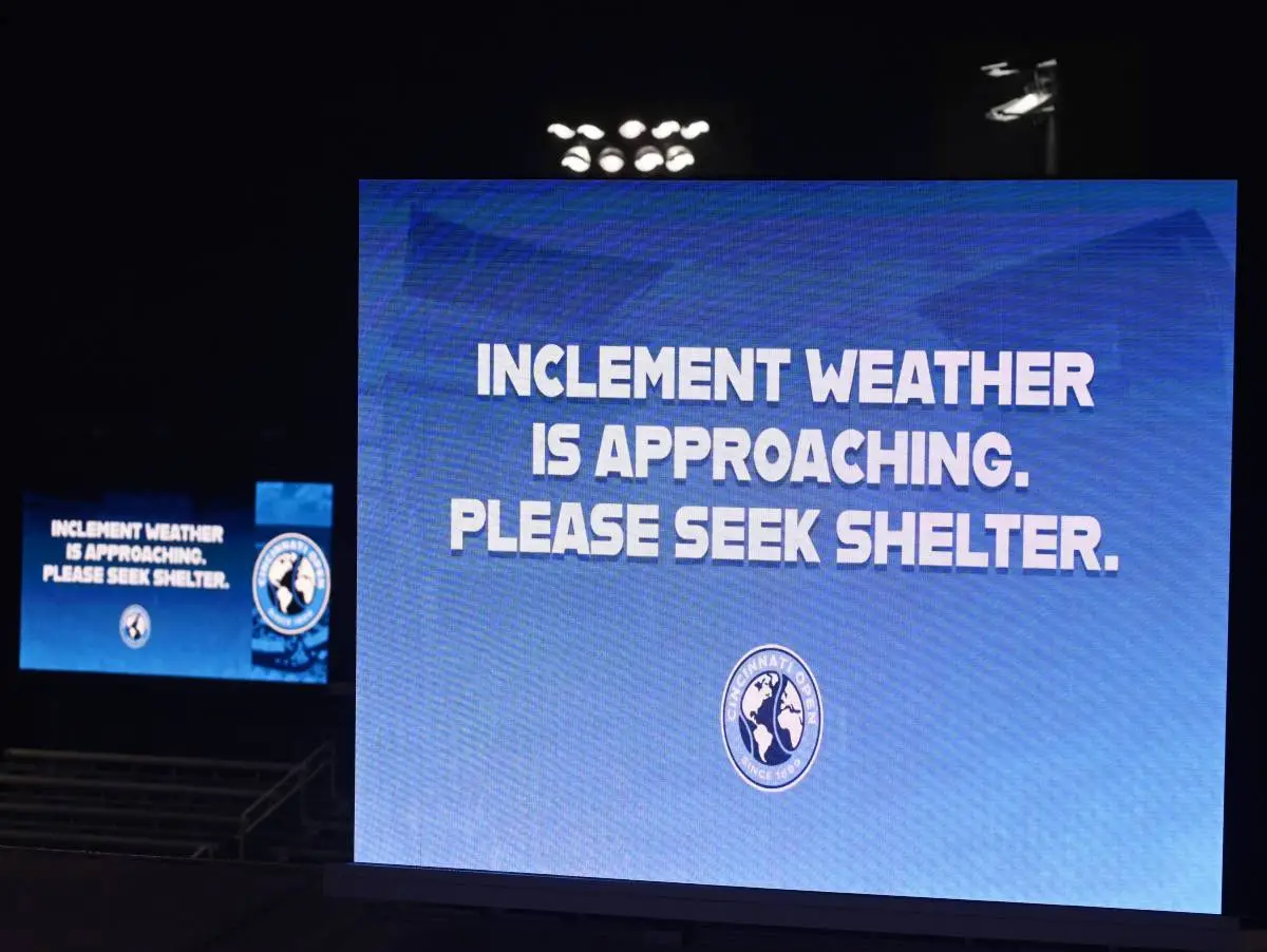 El clima golpea en el Cincinnati Open y obliga a cancelar toda la jornada de clasificación