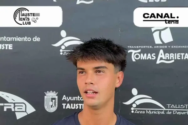 Alejo Sánchez: “Me gustaría mucho ser un referente para los jóvenes tenistas aragoneses”
