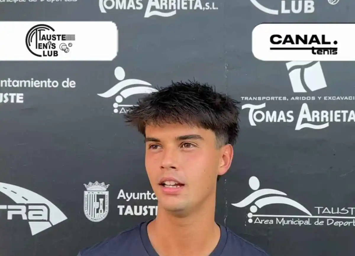 alejo sanchez me gustaria mucho ser un referente para los jovenes tenistas aragoneses