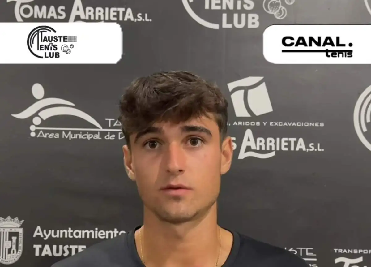 ander tarrio este primer punto atp es un pequeño paso en mi carrera que me da la ilusion de poder jugar al tenis de manera profesional