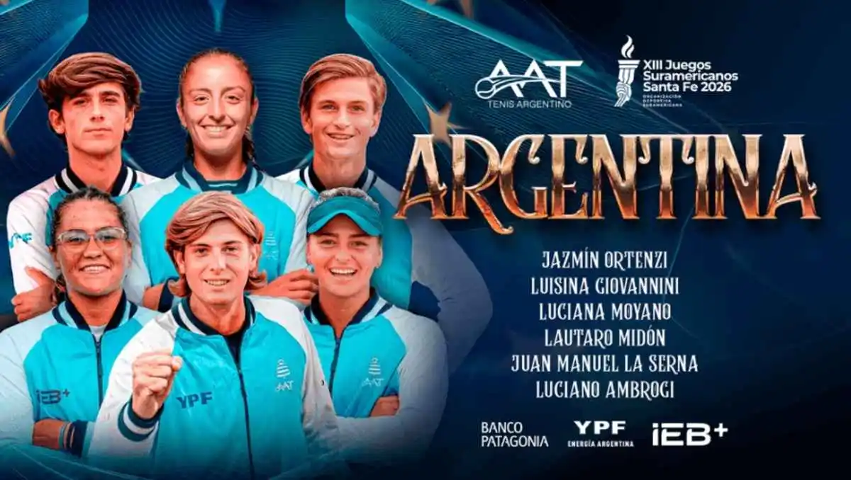 argentina confirmo su equipo para los juegos suramericanos 2026