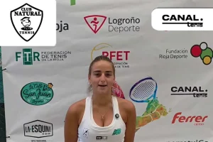 Charo Esquiva en el ITF Logroño: “Para lo que resta de 2026 me gustaría ganar algún título profesional y hacer un buen papel en el US Open Júnior”