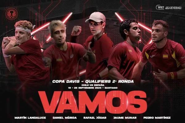 Copa Davis 2026: España y una renovada nómina para enfrentar a Chile en Santiago
