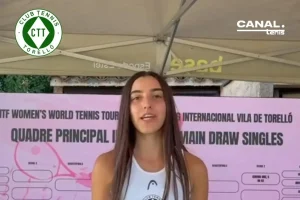 Júlia Sureda y su experiencia en el ITF Torelló: “Quiero agradecer al Club Tenis Torelló por haberme brindado esta gran oportunidad”