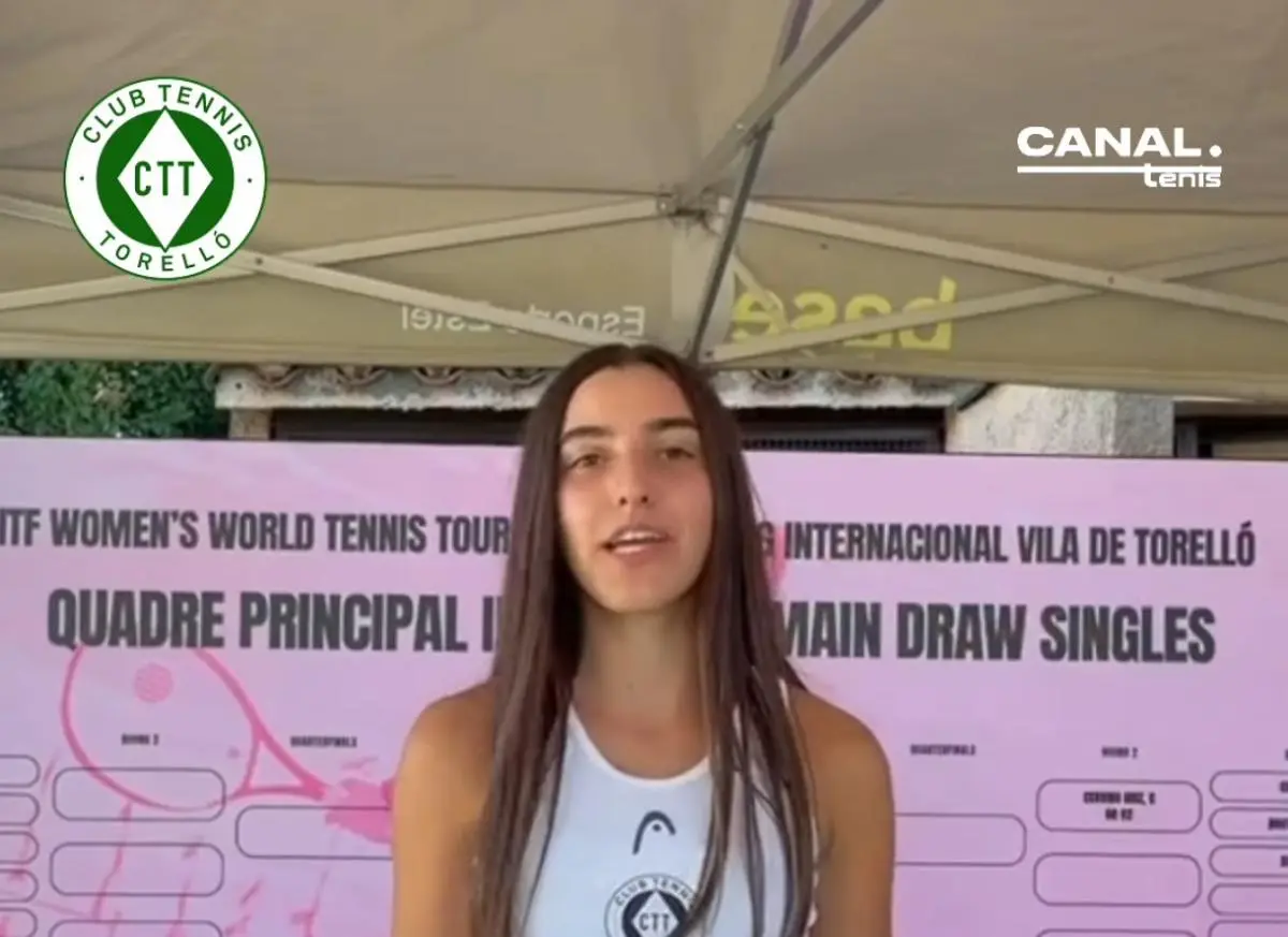 julia sureda y su experiencia en el itf torello quiero agradecer al club tenis torello por haberme brindado esta gran oportunidad