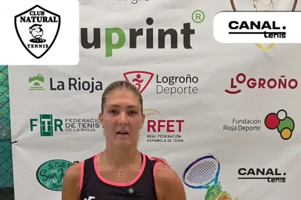 Luisa Oprescu: “Tener este ITF Logroño nos ayuda a las jugadoras riojanas a tener mayor visibilidad de cara a la ITF o WTA”