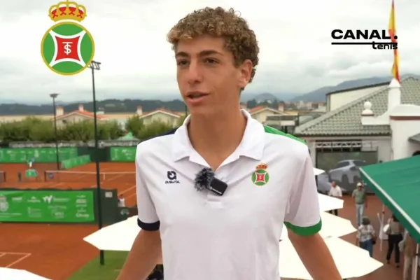Pablo Navedo tras su experiencia en el ITF Santander: “La Real Sociedad de Tenis de la Magdalena es como mi segunda casa”