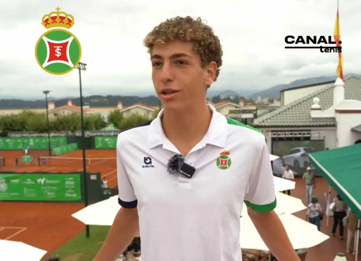 pablo navedo tras su experiencia en el itf santander la real sociedad de tenis de la magdalena es como mi segunda casa