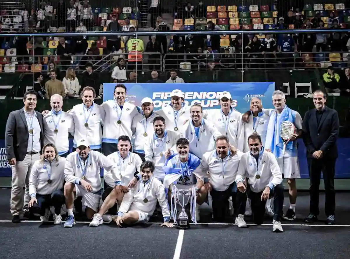 Argentina remonta a España y vuelve a conquistar el Mundial de Veteranos de pádel