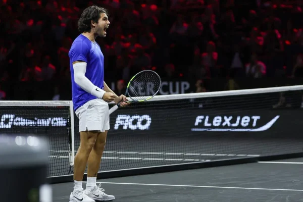 Laver Cup 2026: Carlitos Alcaraz rescata a Europa en un partido caótico