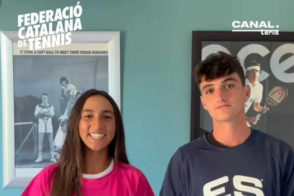 Alex Bassas y Aitana Pesquera: “Jugar el ITF Junior en la Emilio Sánchez Academy es un privilegio”