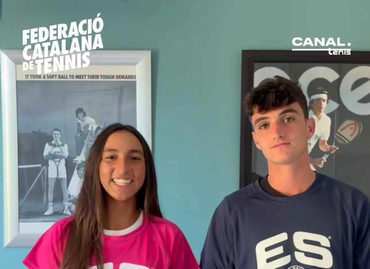 alex bassas y aitana pesquera jugar el itf junior en la emilio sanchez academy es un privilegio
