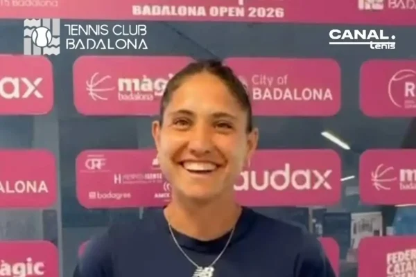 Ana Giraldi: “Como miembro del club es un orgullo participar en este primer ITF femenino del Tennis Club Badalona”