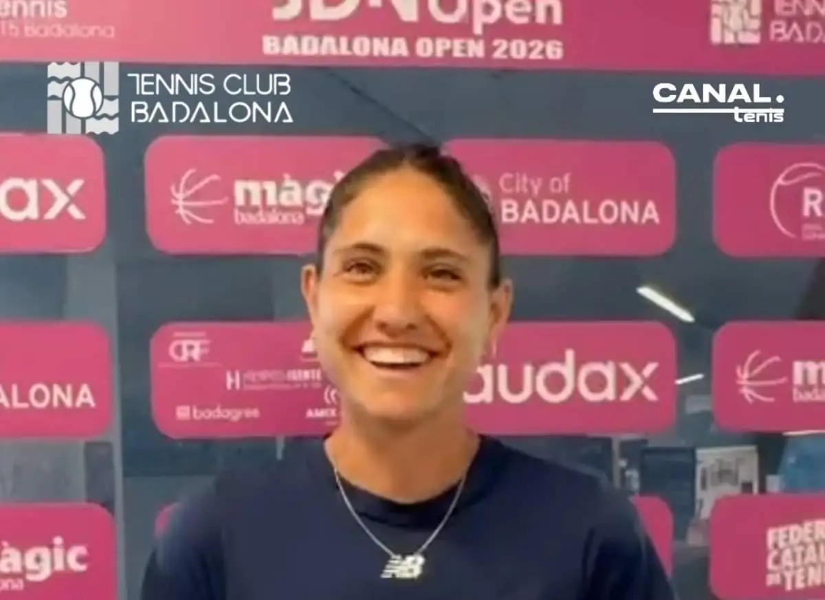 ana giraldi como miembro del club es un orgullo participar en este primer itf femenino del tennis club badalona
